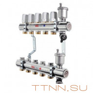 Коллекторный блок Valtec VTc.594.EMNX.0610 1", 10 x 3/4" евроконус Коллекторный блок Valtec VTc.594.EMNX.0610 1", 10 x 3/4" евроконус