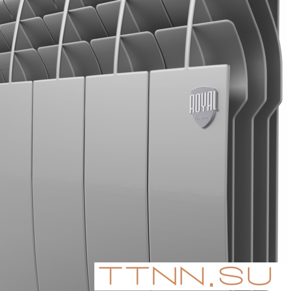 Биметаллический радиатор Royal Thermo BiLiner 350 /Silver Satin VR - 10 секц.