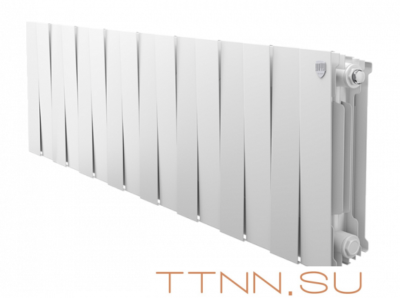 Биметаллический радиатор Royal Thermo Piano Forte 300 /Bianco Traffico 16 секц.