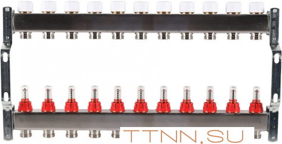 Для отопления Rommer 1"/3/4"x11 с расходомерами (RMS-1200-000011) Для отопления Rommer 1"/3/4"x11 с расходомерами (RMS-1200-000011)