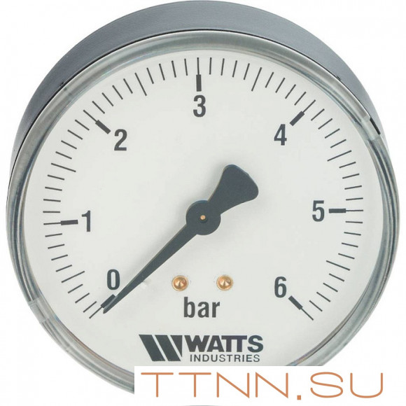 Манометр аксиальный Watts F+R100(MDA) 50/6x1/4"