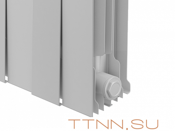 Биметаллический радиатор Royal Thermo Piano Forte 300 /Bianco Traffico 8 секц.