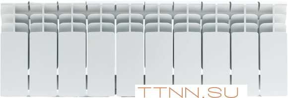 Биметаллический радиатор STOUT Titan 200 б/п 6 секции (SRB-3310-020006)