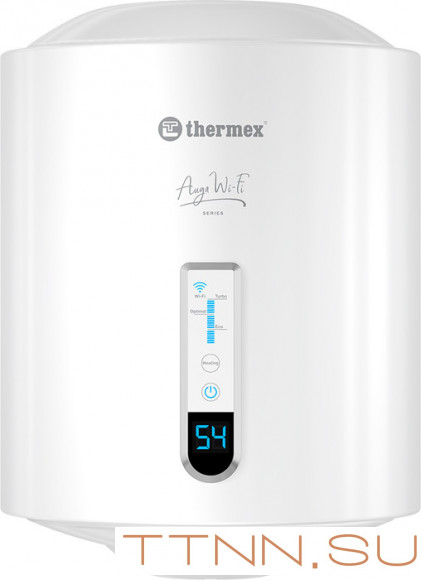 Электрический накопительный водонагреватель Thermex Auga 30 V Slim Wi-Fi