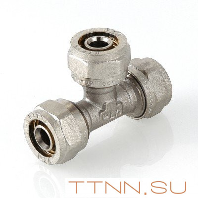 Фитинг обжимной тройник VALTEC VTm.331.N.202020 20x20x20 Фитинг обжимной тройник VALTEC VTm.331.N.202020 20x20x20