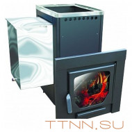 Печь Варвара "Паленица" навесная (55 л.) панорамная дверь Печь Варвара "Паленица" навесная (55 л.) панорамная дверь