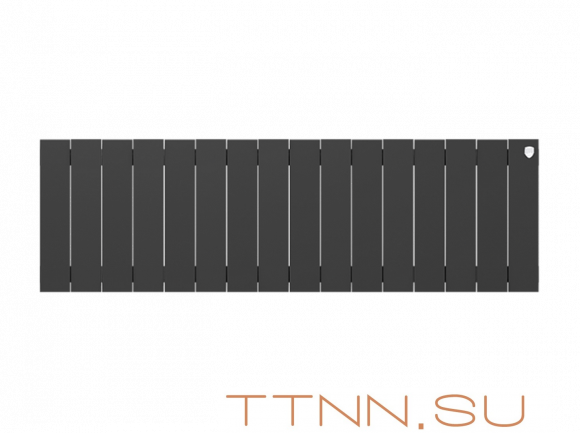 Биметаллический радиатор Royal Thermo Piano Forte 300 /Noir Sable 16 секц.