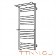 Полотенцесушитель водяной Terminus Аврора с двумя полками П20 400х1010 Полотенцесушитель водяной Terminus Аврора с двумя полками П20 400х1010