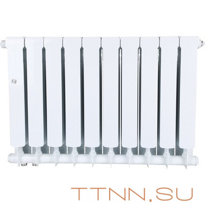 Биметаллический радиатор STOUT SPACE 500 нижнее 10 секций (SRB-0320-050010) Биметаллический радиатор STOUT SPACE 500 нижнее 10 секций (SRB-0320-050010)