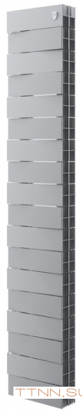 Биметаллический радиатор Royal Thermo PianoForte Tower 200 Silver Satin - 18 секц.