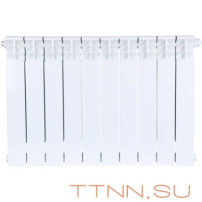 Биметаллический радиатор STOUT SPACE 500 нижнее 11 секций (SRB-0320-050011)