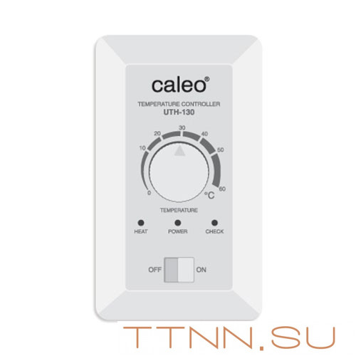 Терморегулятор CALEO UTH-130 накладной аналоговый, 4 кВт