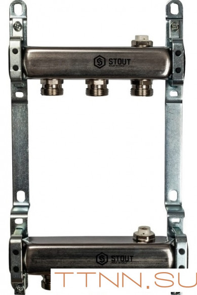 Коллектор для радиаторной разводки STOUT SMS 0923 000003 Коллектор для радиаторной разводки STOUT SMS 0923 000003