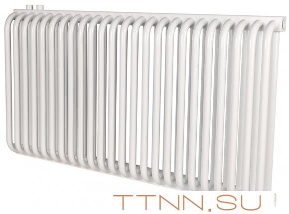 Стальной трубчатый радиатор 2-колончатый Rommer RST 2050/24 нижнее правое подключение RAL9016 Стальной трубчатый радиатор 2-колончатый Rommer RST 2050/24 нижнее правое подключение RAL9016