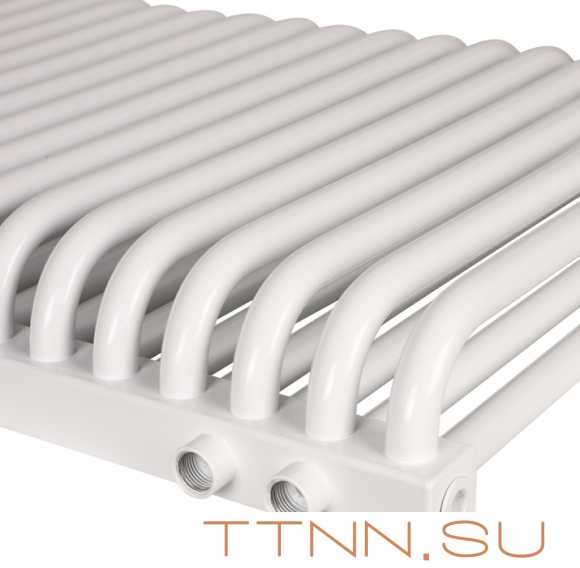 Стальной трубчатый радиатор 2-колончатый Rommer RST 2050/24 нижнее правое подключение RAL9016 Стальной трубчатый радиатор 2-колончатый Rommer RST 2050/24 нижнее правое подключение RAL9016