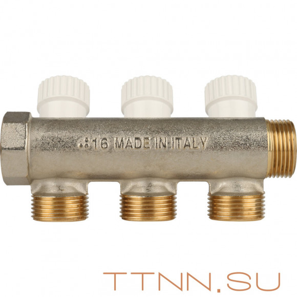 Коллектор распределительный STOUT 3/4"х3х3/4" ЕК STOUT