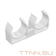 Опора двойная Valfex 25/27 белая Опора двойная Valfex 25/27 белая