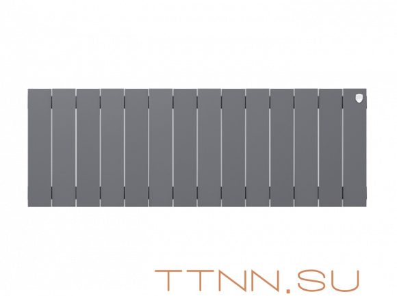 Биметаллический радиатор Royal Thermo Piano Forte 300 /Silver Satin 14 секц.