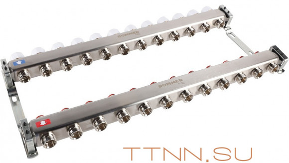 Для отопления Rommer 1"/3/4"x12 с запорными клапанами (RMS-3200-000012) Для отопления Rommer 1"/3/4"x12 с запорными клапанами (RMS-3200-000012)