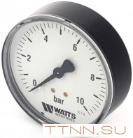Манометр аксиальный Watts F+R100(MDA) 80/10x1/4"