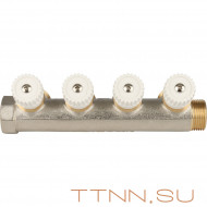 Коллектор распределительный STOUT 3/4"х4х3/4" ЕК Коллектор распределительный STOUT 3/4"х4х3/4" ЕК