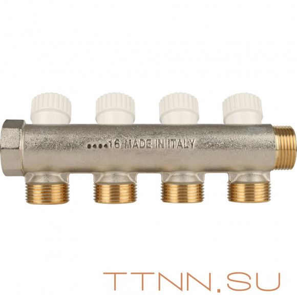 Коллектор распределительный STOUT 3/4"х4х3/4" ЕК