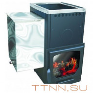 Печь Варвара "Паленица" навесная (55 л.) укороченная топка, панорамная дверь Печь Варвара "Паленица" навесная (55 л.) укороченная топка, панорамная дверь