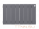 Биметаллический радиатор Royal Thermo Piano Forte 300 /Silver Satin 8 секц.