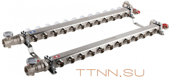 Для отопления Rommer 1"/3/4"x12 с запорными клапанами (RMS-3210-000012) Для отопления Rommer 1"/3/4"x12 с запорными клапанами (RMS-3210-000012)