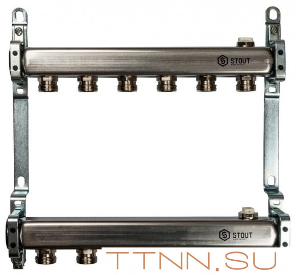 Коллектор для радиаторной разводки STOUT SMS 0923 000006