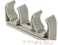 Опора двойная Valfex 32/34 серая Опора двойная Valfex 32/34 серая