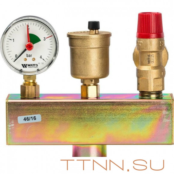 Манометр аксиальный Watts F+R101(MHA) 50/4x1/4"