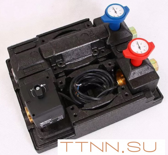 Насосный модуль Watts PASM32 без насоса с сервомотором Насосный модуль Watts PASM32 без насоса с сервомотором