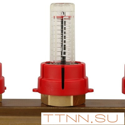 Для отопления STOUT Коллектор регулируемый с расходомерами 1/3/4x4 Для отопления STOUT Коллектор регулируемый с расходомерами 1/3/4x4