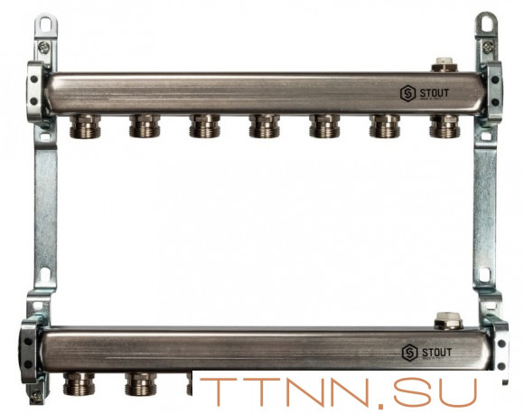 Коллектор для радиаторной разводки STOUT SMS 0923 000007