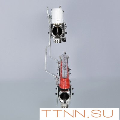 Коллекторный блок Valtec VTc.596.EMNX.0608 1", 8 x 3/4" евроконус