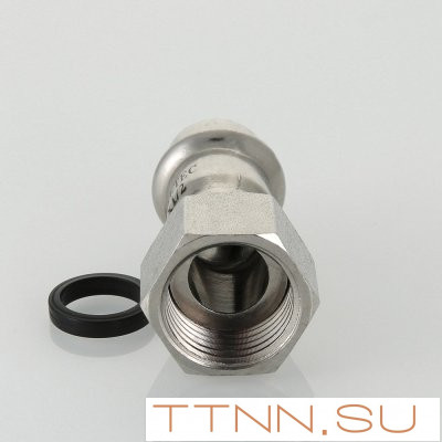 Соединитель из нержавеющей стали с накидной гайкой Valtec 28х1"