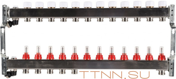 Для отопления Rommer 1"/3/4"x12 с расходомерами (RMS-1201-000012) Для отопления Rommer 1"/3/4"x12 с расходомерами (RMS-1201-000012)