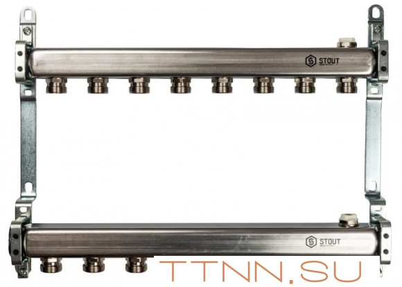 Коллектор для радиаторной разводки STOUT SMS 0923 000008