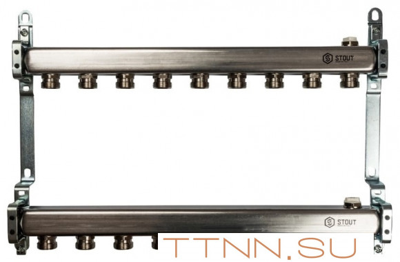 Коллектор для радиаторной разводки STOUT SMS 0923 000009