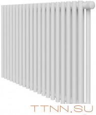 Стальной трубчатый радиатор 2-колончатый Royal Thermo Shift R22 VC2050 - 12 секц. RAL9016, нижнее 1/2