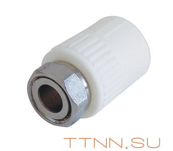 Муфта комбинированная с накидной гайкой Valfex 25х3/4"