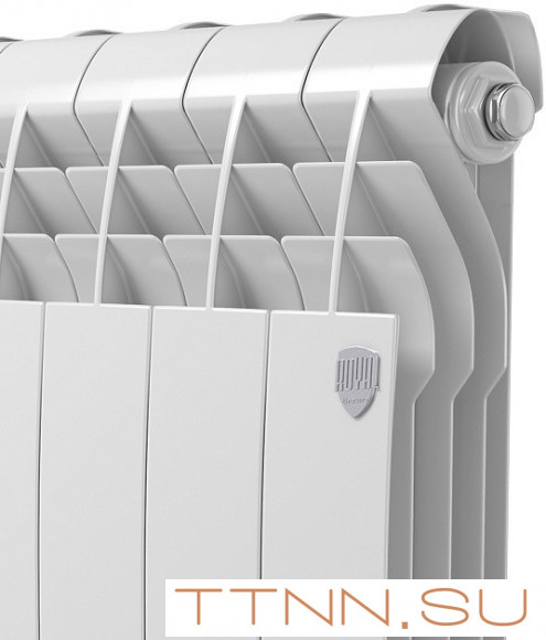 Биметаллический радиатор Royal Thermo BiLiner 350 Bianco Traffico VR80 - 10 секц.