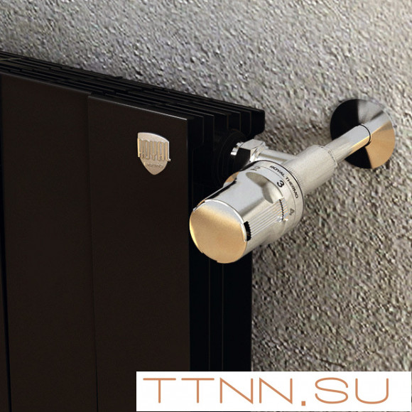 Биметаллический радиатор Royal Thermo Piano Forte 500 Noir Sable 6 секц.