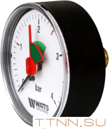 Манометр аксиальный Watts F+R101(MHA) 80/4x1/4"