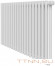 Стальной трубчатый радиатор 2-колончатый Royal Thermo Shift R22 VC2050 - 16 секц. RAL9016, нижнее 1/2
