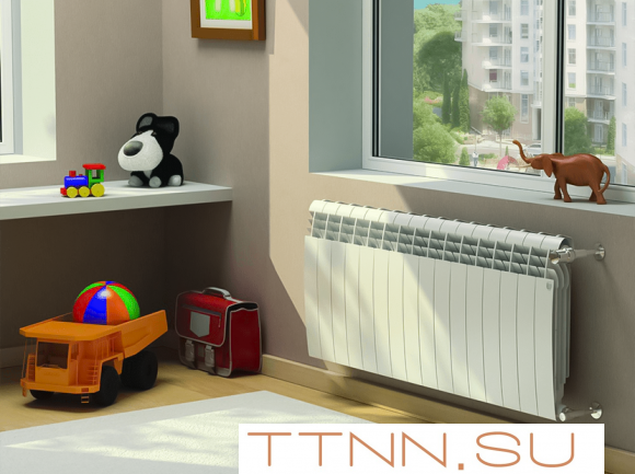 Биметаллический радиатор Royal Thermo BiLiner 350 Bianco Traffico VR80 - 12 секц.