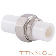 Разъемное соединение трубное РосТурПласт, наруж/наруж 32 арт.10731 Разъемное соединение трубное РосТурПласт, наруж/наруж 32 арт.10731