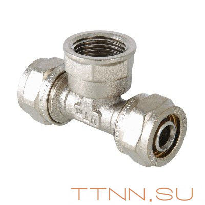 Фитинг обжимной тройник VALTEC VTm.332.N.260526 26x3/4"x26