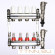 Коллекторный блок со встроенными расходомерами Valtec VTc.589.EMNX.0605 1", 5 x 3/4" евроконус
